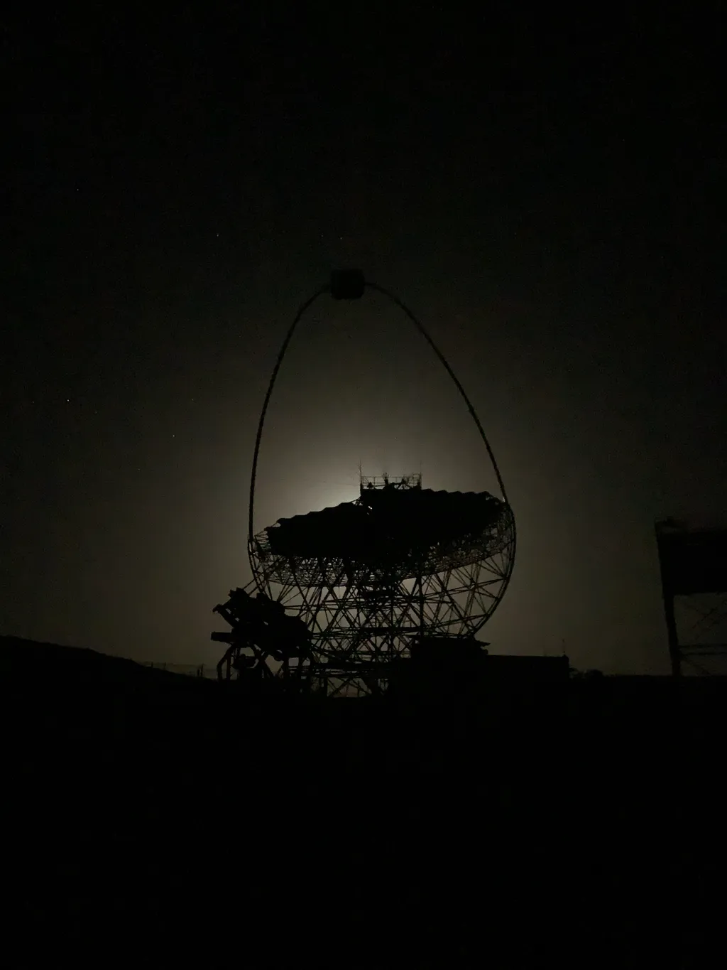 LST-1 during full moon and high levels of Calima in July 2021.